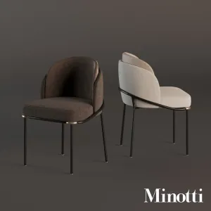 Minotti chair table