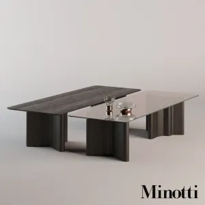 Minotti chair table