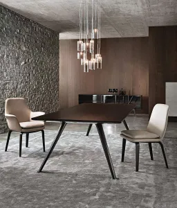 Minotti evans chair table
