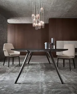 Minotti evans chair table