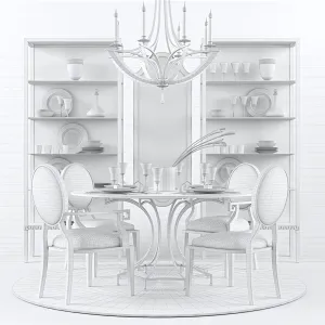 Miramont round dining table