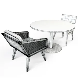 Mk table chair combination