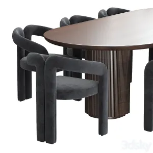 Moon dining table