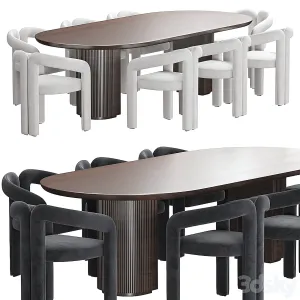 Moon dining table