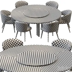 Morgan marble table aston dining chair