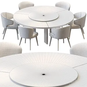 Morgan marble table aston dining chair