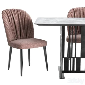 Ovi chair solo table