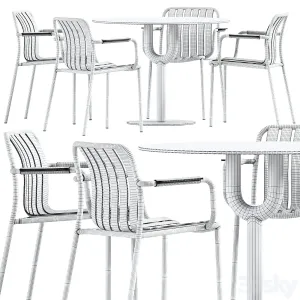 Piper pedestal table by design 