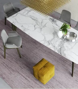 Poliform howard table ventura chairs