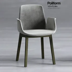 Poliform howard table ventura chairs