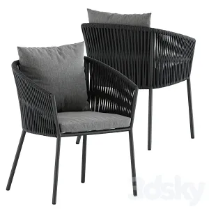Porto dining chair by burkedecor agave table by ethimo