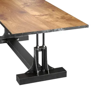 Post industrial table bench