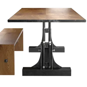Post industrial table bench