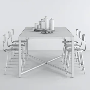 Potterybarn dining table loft mini chair