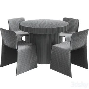 Ripple table glove
