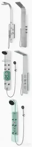 Hydromassage panels ravak set 21