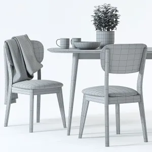 Scandinavian designs juneau dining table