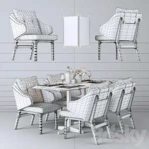Single thread table chair avroko