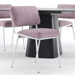 Sixty chair hey gio extending table