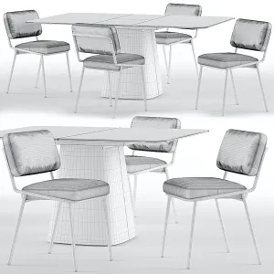 Sixty chair hey gio extending table