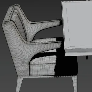 Table chairs baker dining chair