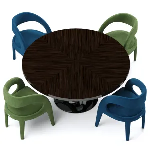 Table chairs fendi casa berenice chair