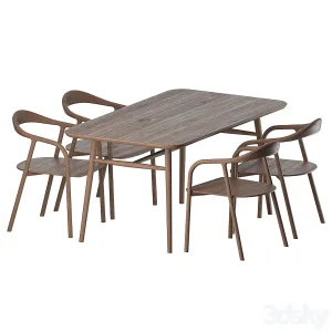 Table typhoon with chairs bio