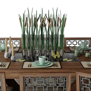 Table with chairs mobi dining rooms morokko