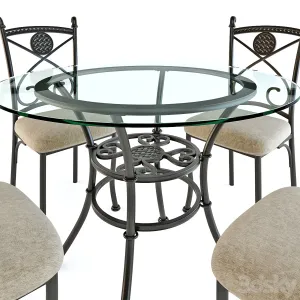Traditional style dining table