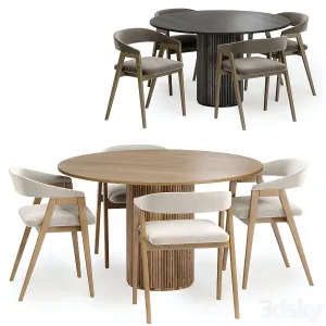Trevor chair with palaise dining table