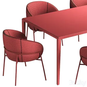 Tria table rimo chair