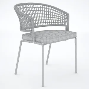 Tribu contour armchair illum table