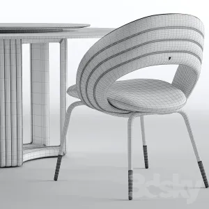 Visionnaire kylo chair table