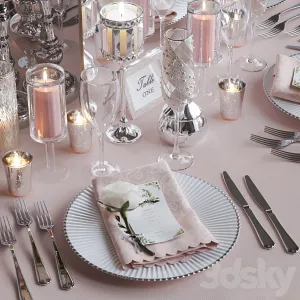 Wedding table for persons corona