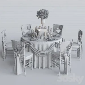 Wedding table for persons corona