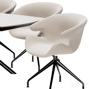 Wing dining chair table mk wd