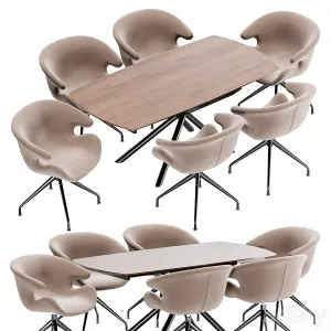 Wing dining chair table mk wd