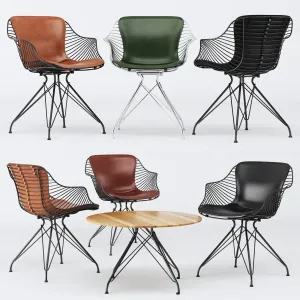 Wire dinning chair