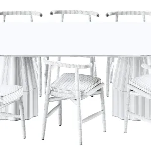 Wooden burin table by meridiani