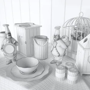 The decor for the kitchen