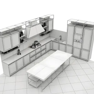Frame snaidero kitchen furniture b