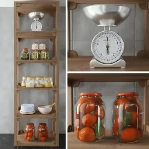 Ikea vokstorp with decor