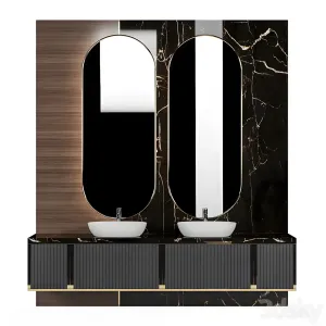 Bathroom furniture set