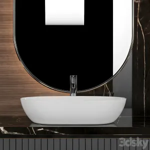 Bathroom furniture set