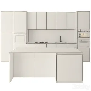 Kitchen modern black wood