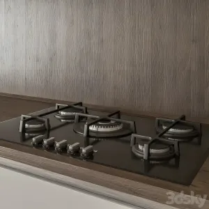 Kitchen modern white wood cabinets