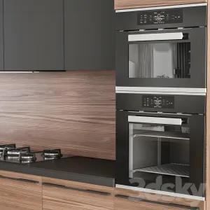 Kitchen modern wooden black