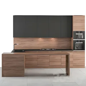 Kitchen modern wooden black