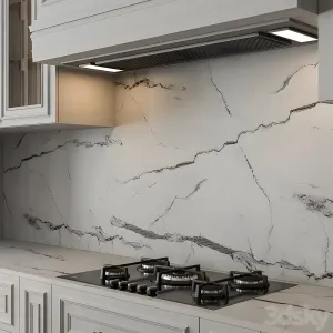 Kitchen neo classic white