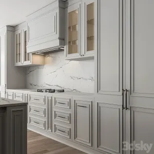 Kitchen neo classic white